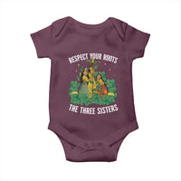 Three Sisters Respect Your Roots Baby Onesie Native American Heritage History Month - Wonder Print Shop