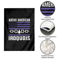 Native American Iroquois Garden Flag Haudenosaunee Nation Vintage USA Flag - Wonder Print Shop
