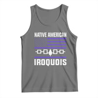Native American Iroquois Tank Top Haudenosaunee Nation Vintage USA Flag - Wonder Print Shop