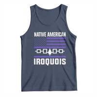 Native American Iroquois Tank Top Haudenosaunee Nation Vintage USA Flag - Wonder Print Shop