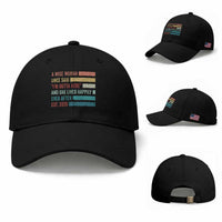 Funny Retired 2026 Baseball Cap A Wise Woman Once Said I'm Outta Here Retirement Gift