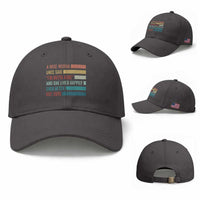 Funny Retired 2026 Baseball Cap A Wise Woman Once Said I'm Outta Here Retirement Gift