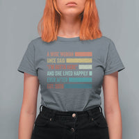 Funny Retired 2026 T Shirt For Women A Wise Woman Once Said I'm Outta Here Retirement Gift