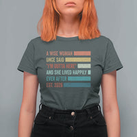 Funny Retired 2026 T Shirt For Women A Wise Woman Once Said I'm Outta Here Retirement Gift