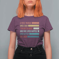 Funny Retired 2026 T Shirt For Women A Wise Woman Once Said I'm Outta Here Retirement Gift