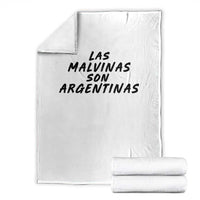 Las Malvinas Son Argentinas Throw Blanket Political Statement
