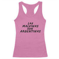 Las Malvinas Son Argentinas Racerback Tank Top Political Statement