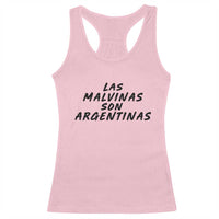 Las Malvinas Son Argentinas Racerback Tank Top Political Statement
