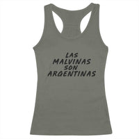 Las Malvinas Son Argentinas Racerback Tank Top Political Statement