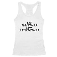 Las Malvinas Son Argentinas Racerback Tank Top Political Statement