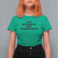 Las Malvinas Son Argentinas T Shirt For Women Political Statement