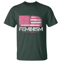 Feminism Feminist Pink American Flag T Shirt Patriotic Womens Rights
