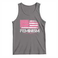 Feminism Feminist Pink American Flag Tank Top Patriotic Womens Rights