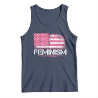 Feminism Feminist Pink American Flag Tank Top Patriotic Womens Rights