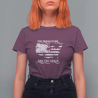 Harris Walz 2024 T Shirt For Women The Prosecutor And The Coach Vintage American Flag - Wonder Print Shop
