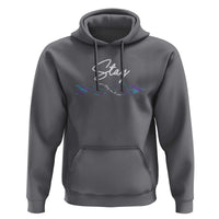 Suicide Prevention Awareness Hoodie Stay Your Story Isn't Over Arrow Semicolon - Wonder Print Shop