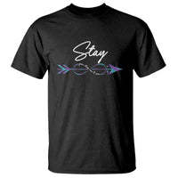 Suicide Prevention Awareness T Shirt Stay Your Story Isn't Over Arrow Semicolon - Wonder Print Shop