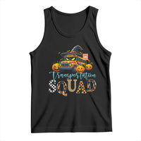 Halloween School Bus Driver Tank Top Transportation Squad Pumpkin Witch - Wonder Print Shop