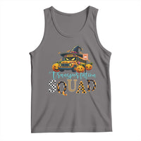 Halloween School Bus Driver Tank Top Transportation Squad Pumpkin Witch - Wonder Print Shop