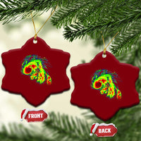 Hurricane Helene Ceramic Ornament Meteorologist Weather Radar Image Storm Chasing - Wonder Print Shop