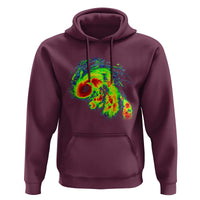 Hurricane Helene Hoodie Meteorologist Weather Radar Image Storm Chasing