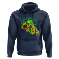 Hurricane Helene Hoodie Meteorologist Weather Radar Image Storm Chasing