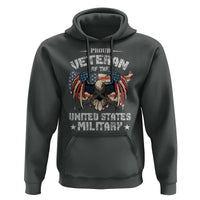 Proud Veteran Of The Military Hoodie Veteran's Day Eagle American Flag - Wonder Print Shop
