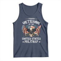 Proud Veteran Of The Military Tank Top Veteran's Day Eagle American Flag - Wonder Print Shop