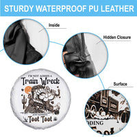 I Am Not Always A Train Wreck Just Kidding Toot Toot Spare Tire Cover Funny Thanksgiving Turkey - Wonder Print Shop