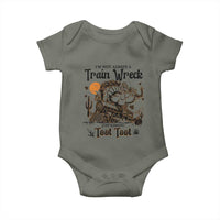 I Am Not Always A Train Wreck Just Kidding Toot Toot Baby Onesie Funny Thanksgiving Turkey - Wonder Print Shop