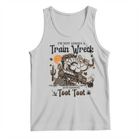 I Am Not Always A Train Wreck Just Kidding Toot Toot Tank Top Funny Thanksgiving Turkey - Wonder Print Shop