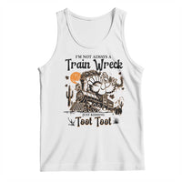 I Am Not Always A Train Wreck Just Kidding Toot Toot Tank Top Funny Thanksgiving Turkey - Wonder Print Shop