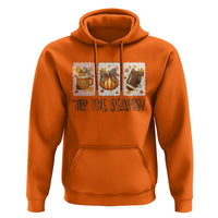 Tis The Season Fall Thanksgiving Hoodie American Football Pumpkin Postage Stamps - Wonder Print Shop