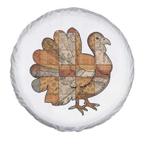 Thanksgiving Vintage Patchwork Gobble Turkey Spare Tire Cover - Wonder Print Shop