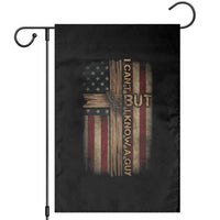 I Cant But I Know A Guy Garden Flag Funny Christian Jesus Cross - Wonder Print Shop