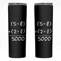 2 Fishes 5 Loaves Jesus Feeds The 5000 Christian Bible Verses Skinny Tumbler - Wonder Print Shop