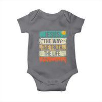 Jesus The Way The Truth The Life Baby Onesie Blessed Christians - Wonder Print Shop