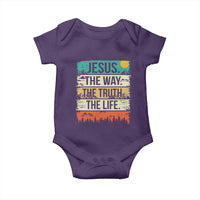 Jesus The Way The Truth The Life Baby Onesie Blessed Christians - Wonder Print Shop