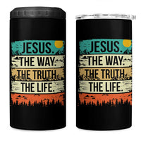 Jesus The Way The Truth The Life 4 in 1 Can Cooler Tumbler Blessed Christians - Wonder Print Shop