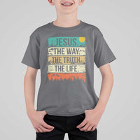 Jesus The Way The Truth The Life T Shirt For Kid Blessed Christians - Wonder Print Shop
