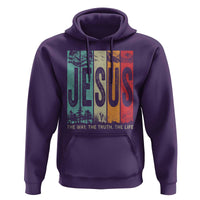 Jesus The Way The Truth The Life Hoodie Christian Worship - Wonder Print Shop