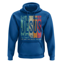 Jesus The Way The Truth The Life Hoodie Christian Worship - Wonder Print Shop