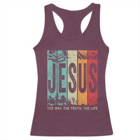 Jesus The Way The Truth The Life Racerback Tank Top Christian Worship - Wonder Print Shop