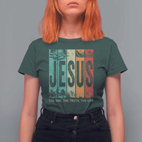 Jesus The Way The Truth The Life T Shirt For Women Christian Worship - Wonder Print Shop