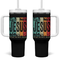 Jesus The Way The Truth The Life Tumbler With Handle Christian Worship - Wonder Print Shop