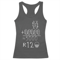 2 Fishes 5 Breads Jesus Feeds The 5000 Christian Bible Verses Racerback Tank Top - Wonder Print Shop