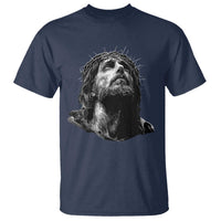 Jesus Christ Religious Christian Faith Crown Of Thorns T Shirt - Wonder Print Shop