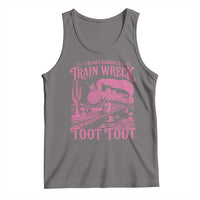 Funny I Am Not Always A Train Wreck Just Kidding Toot Toot Tank Top Pink Train - Wonder Print Shop
