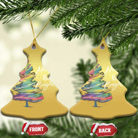 Xmas Christmas Ornament Merry And Bright Colorful Xmas Tree - Wonder Print Shop