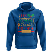 Funny Christmas Baker Hoodie It's Beginning To Taste A Lot Like Christmas Gingerbread